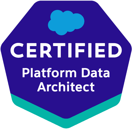 Platform Data Architect certification badge