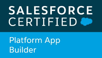 Platform App Builder certification badge