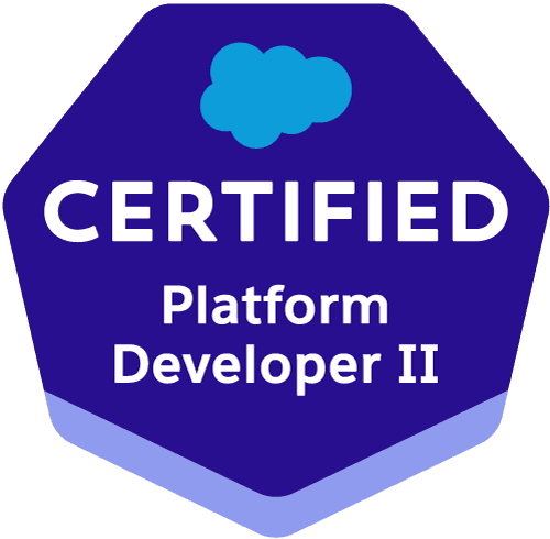 Platform Developer II certification badge